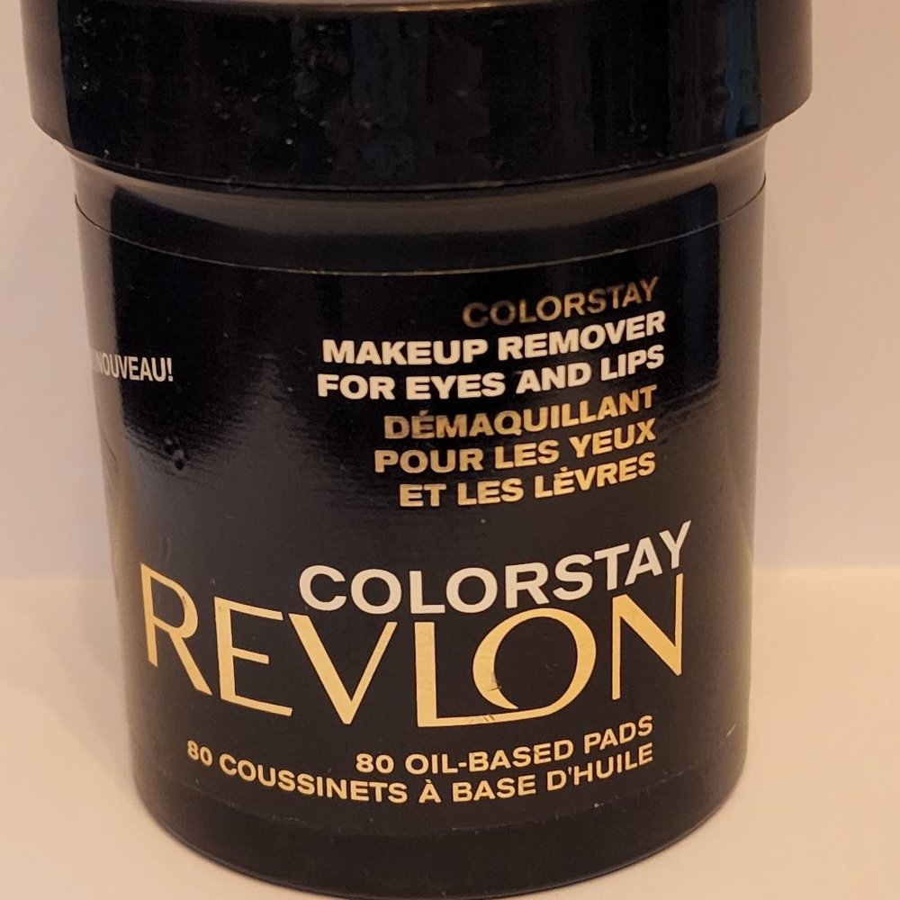 Revlon Colorstay Make Up Remover Pads Eyes, Lips 80 Oil Based Pads